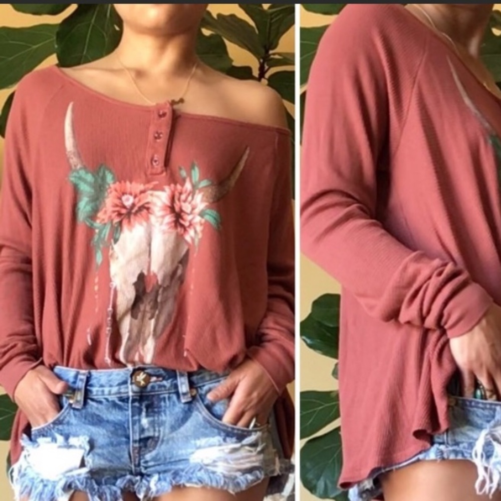 WILDFOX LONG SLEEVE SHIRT